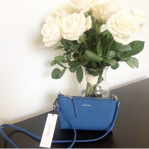 Calvin Klein Hayden Saffiano Leather Crossbody
